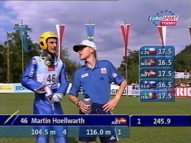 Martin Hoellwarth i Andreas Goldberger (Eurosport)